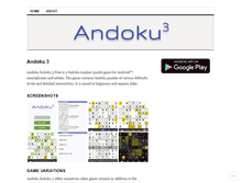 Tablet Screenshot of andoku.com